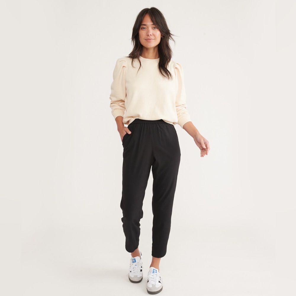 Marine Layer Allison Pant Pull On High Waisted Elastic Size M Immaculate!